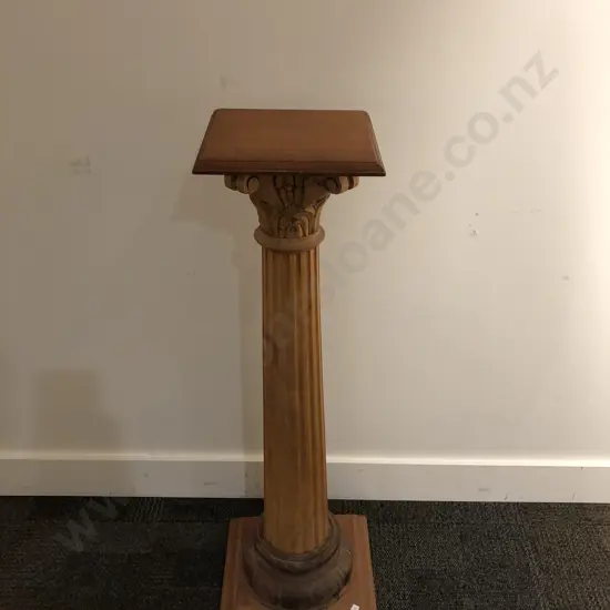 Carved Torchere