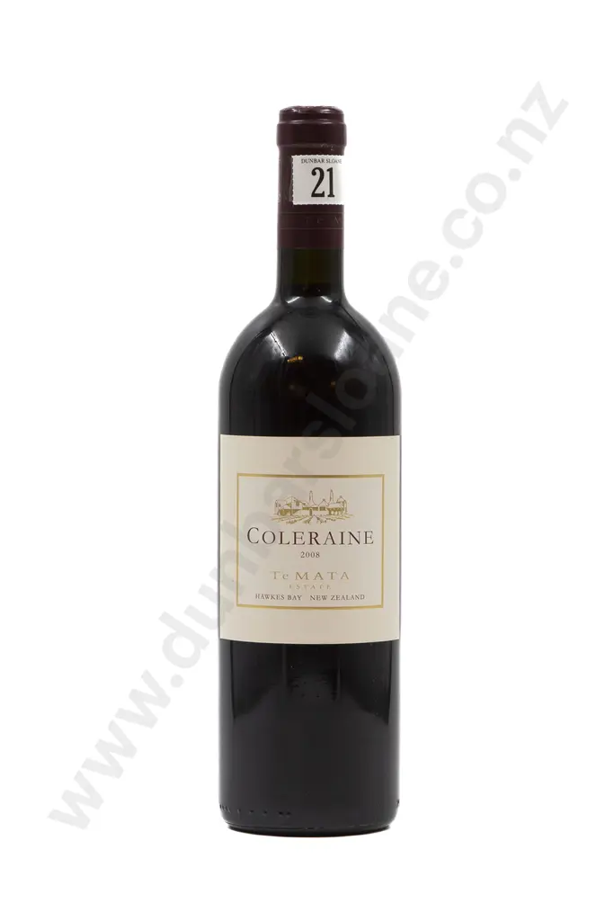 1 bottle 2008 Coleraine Te Mata Estate Image 1++