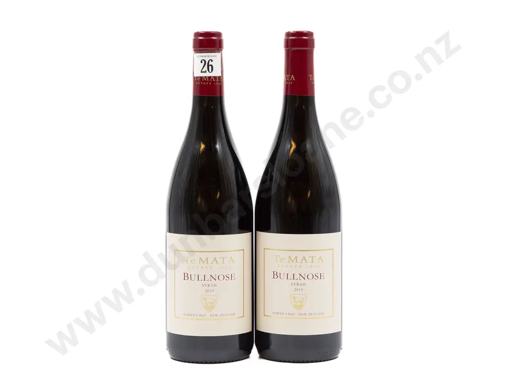 2 bottles 2019 Te Mata Bullnose Syrah Hawkes Bay Image 1++