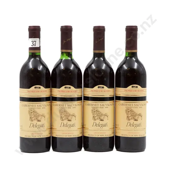 4 bottles1988 Delegat's Proprietors Reserve Cabernet Sauvignon Hawkes Bay
