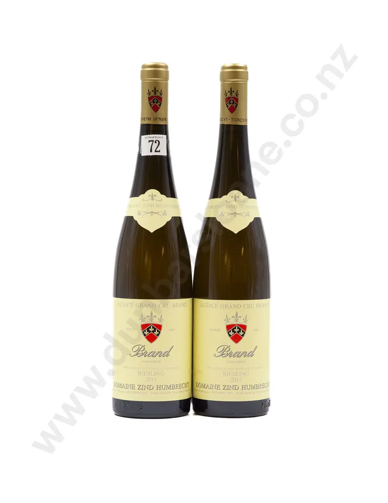 2 bottles 2015 Dom Zind Humbrecht Grand Cru Brand Riesling Image 1++