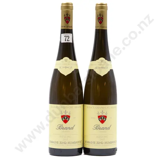 2 bottles 2015 Dom Zind Humbrecht Grand Cru Brand Riesling