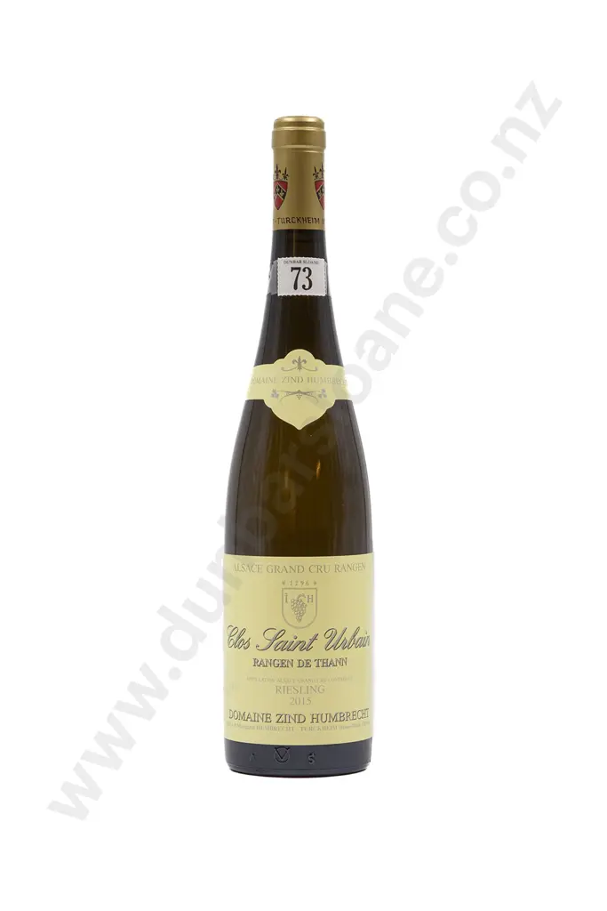 1 bottle 2015 Dom Zind Humbrecht Clos Saint Urbain Grand Cru Rangen de Thann Reisling Image 1++