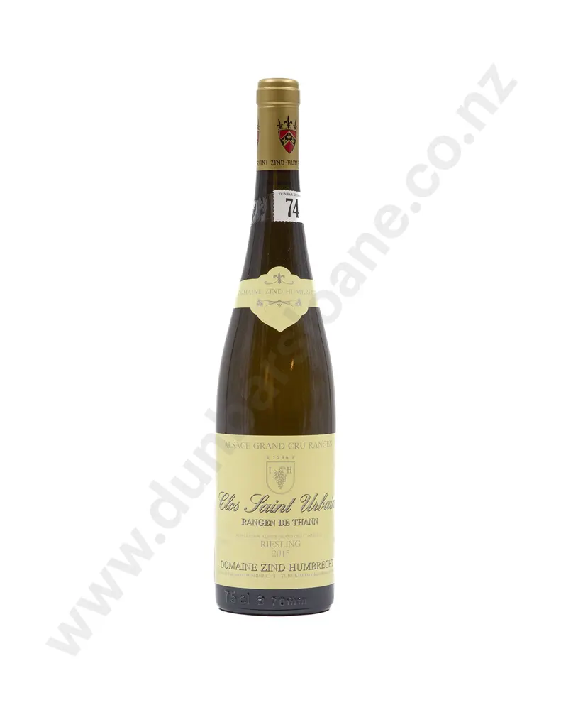 1 bottle 2015 Dom Zind Humbrecht Clos Saint Urbain Grand Cru Rangen de Thann Reisling Image 1++