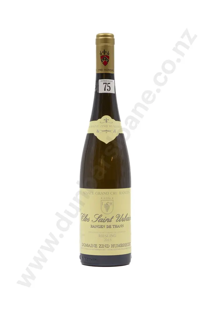1 bottle 2015 Dom Zind Humbrecht Clos Saint Urbain Grand Cru Rangen de Thann Reisling Image 1++