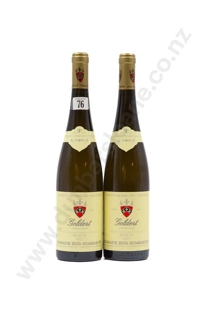 2 bottles 2015 Dom Zind Humbrecht Grand Cru Goldert Muscat Image 1++
