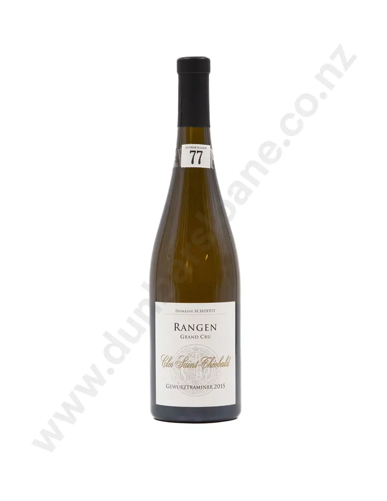 1 bottle 2015 Domaine Schoffit Rangen Grand Cru Clos Saint - Theobald Gewurztraminer Image 1++