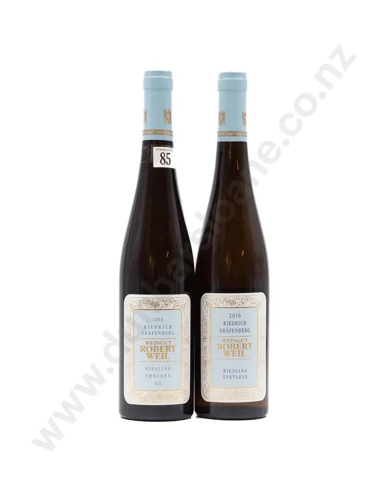 2 bottles 2016 Weingut Robert Weil Kiedrich Grafenberg GG Riesling Image 1++