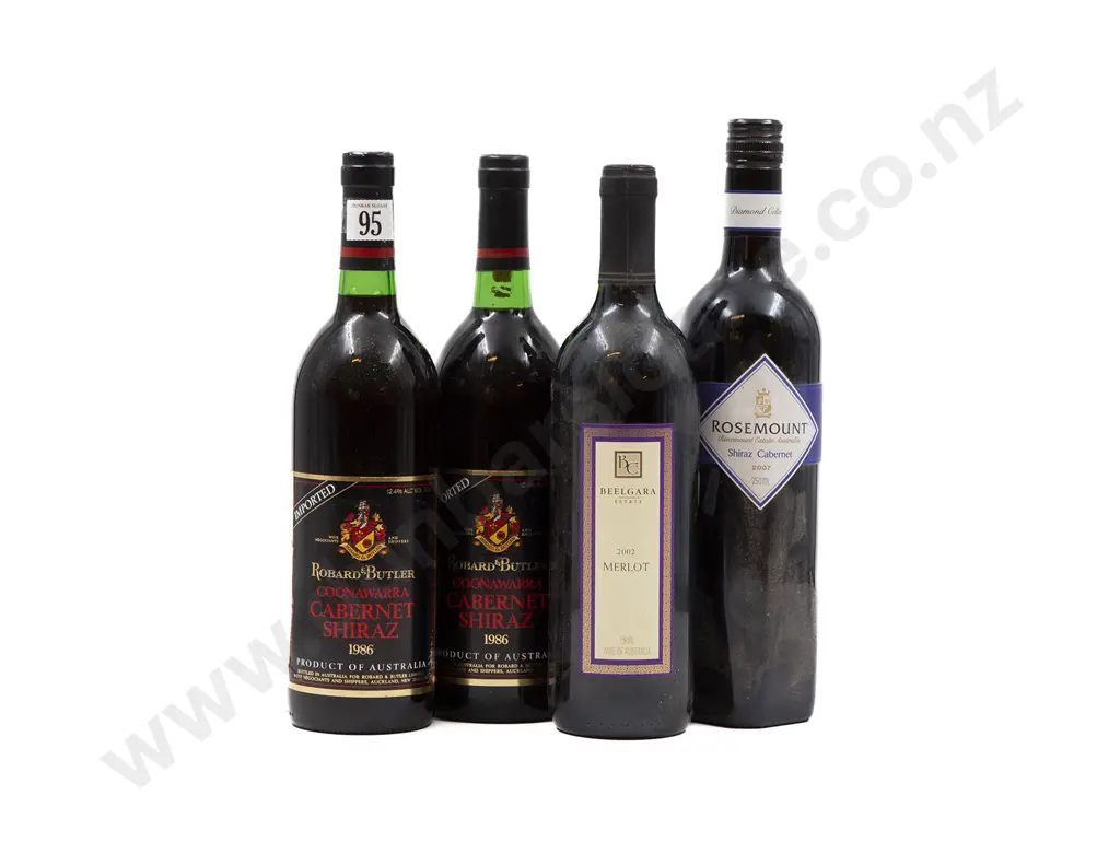 4 bottles Mixed Lot - Cabernet Shiraz & Merlot Image 1++
