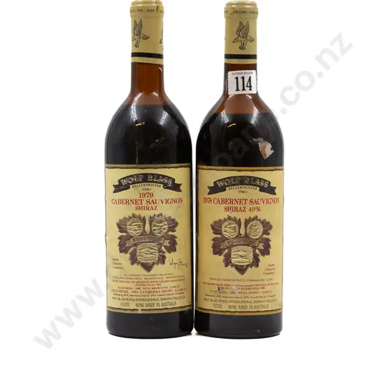 2 bottles Wolf Blass Yellow Label Cabernet Sauvignon Shiraz