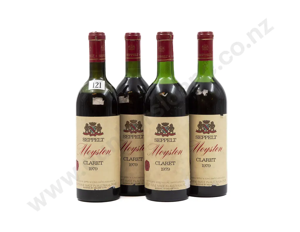 4 bottles 1979 Seppelts Moyston Claret Image 1++