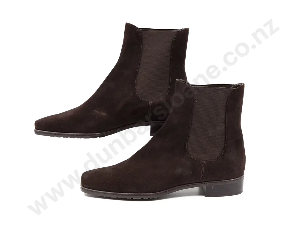 Stuart Weitzman Suede Chelsea Boots Image 1++