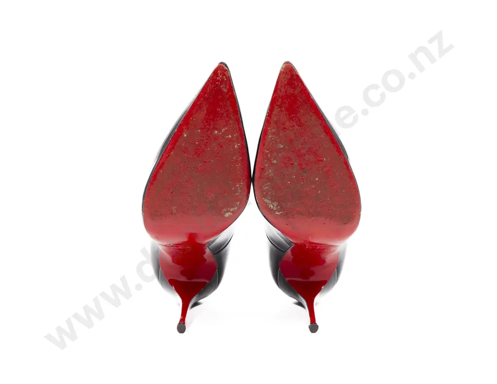 Christian Louboutin So Kate 120 Black Patent Leather Pumps Image 1++