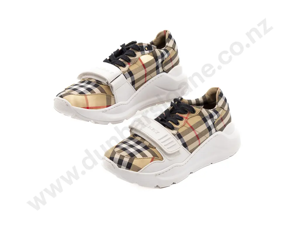 Burberry Vintage Check Cotton Sneakers Image 1++