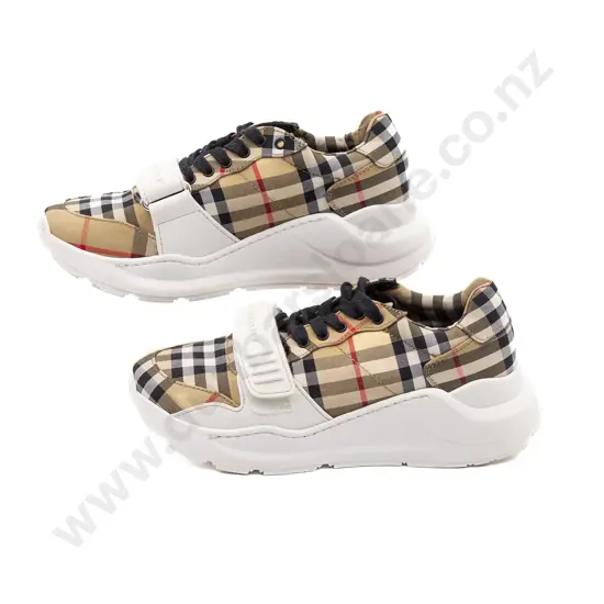 Burberry Vintage Check Cotton Sneakers