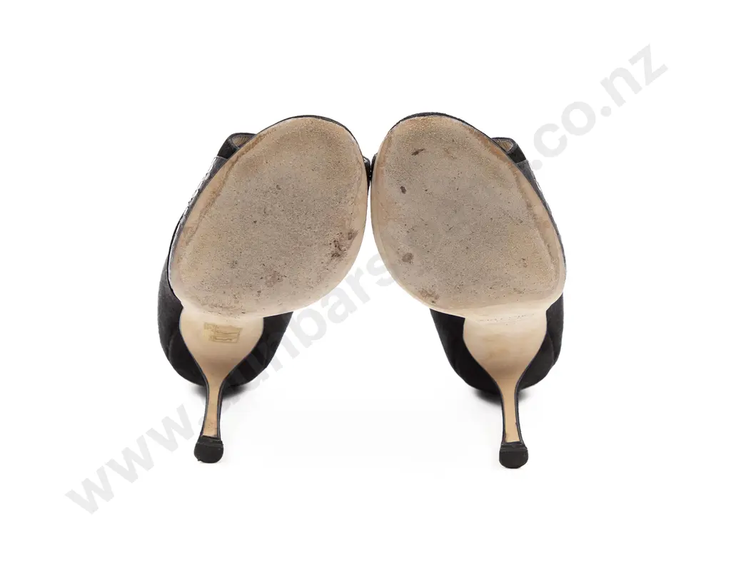 Jimmy Choo Elaphe Snake/Suede Open Toe Pumps Image 1++
