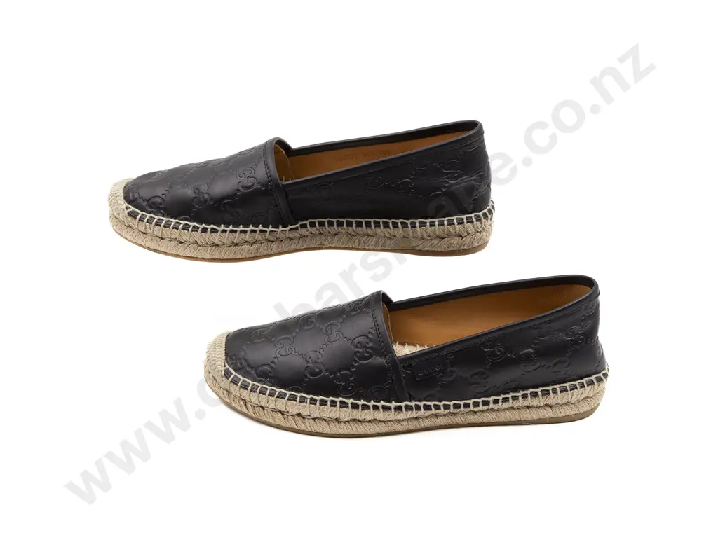 Gucci Leather Espadrilles Image 1++