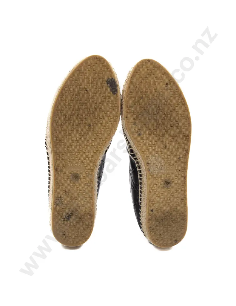 Gucci Leather Espadrilles Image 1++