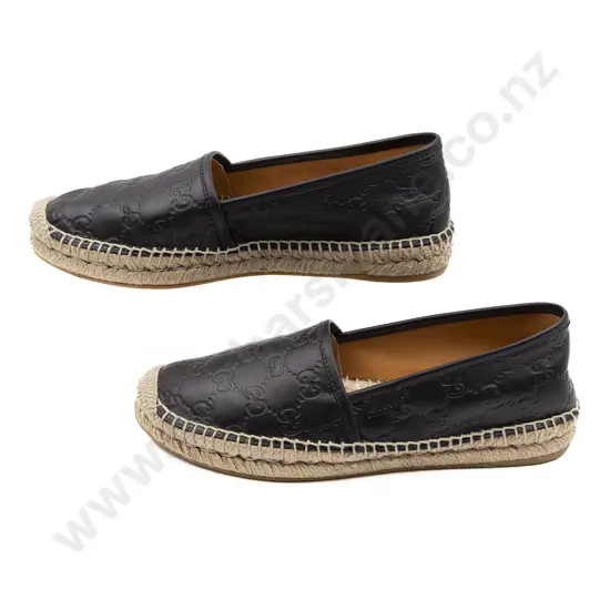 Gucci Leather Espadrilles