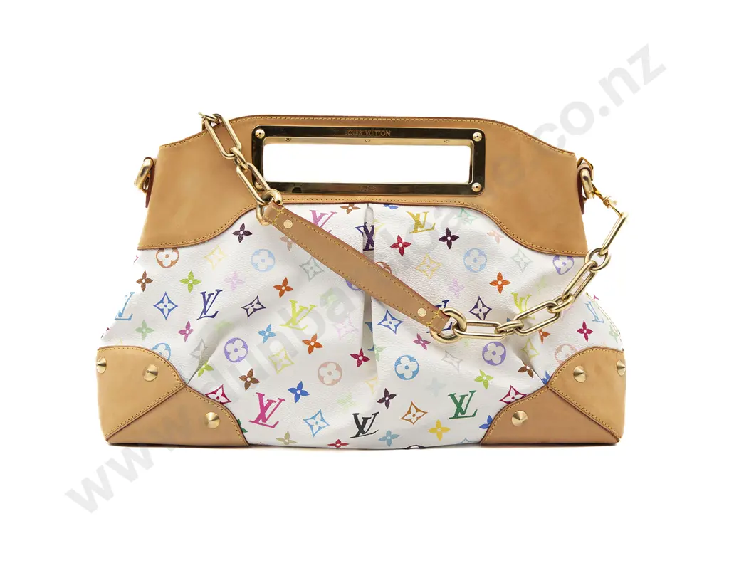 Louis Vuitton White Monogram Multicolour Judy Bag Image 1++