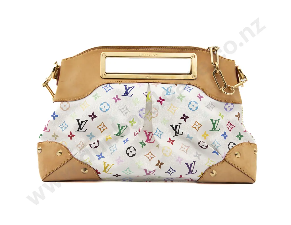 Louis Vuitton White Monogram Multicolour Judy Bag Image 1++