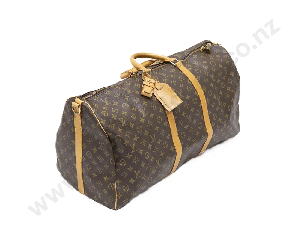 Louis Vuitton Monogram Kepall Bandoulière 60 Travel Bag Image 1++