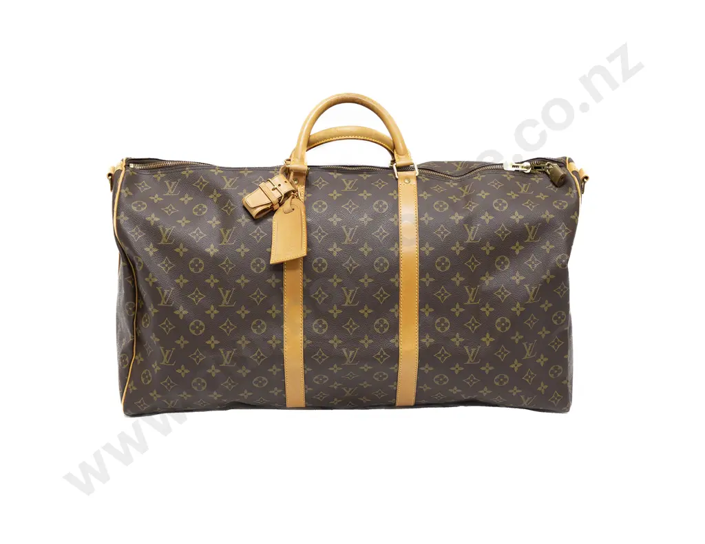 Louis Vuitton Monogram Kepall Bandoulière 60 Travel Bag Image 1++
