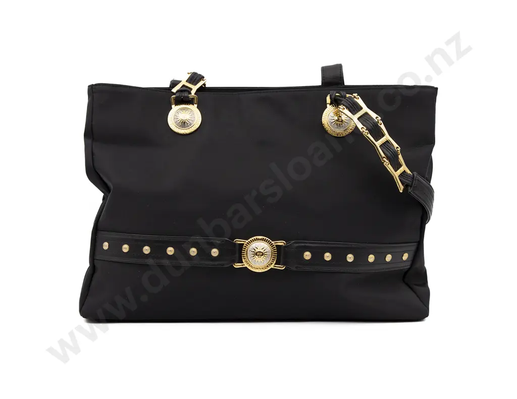 Versace Sun Medallion Nylon Tote Bag Image 1++