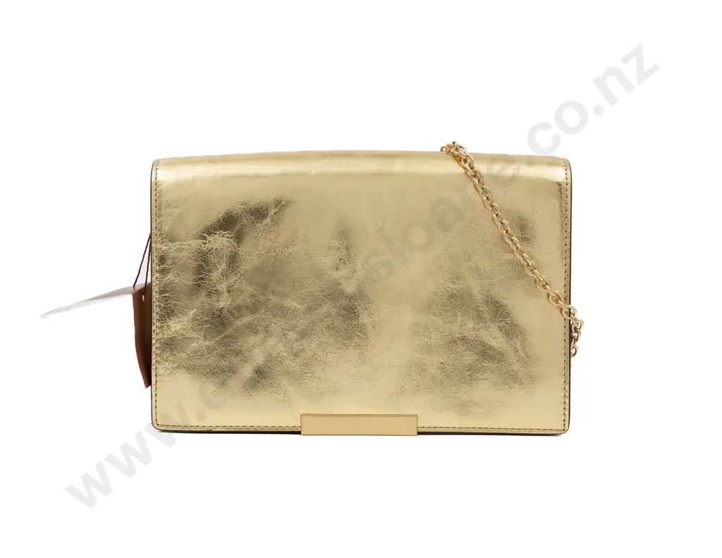 Oroton Cruisse Mini Clutch in Gold Image 1++