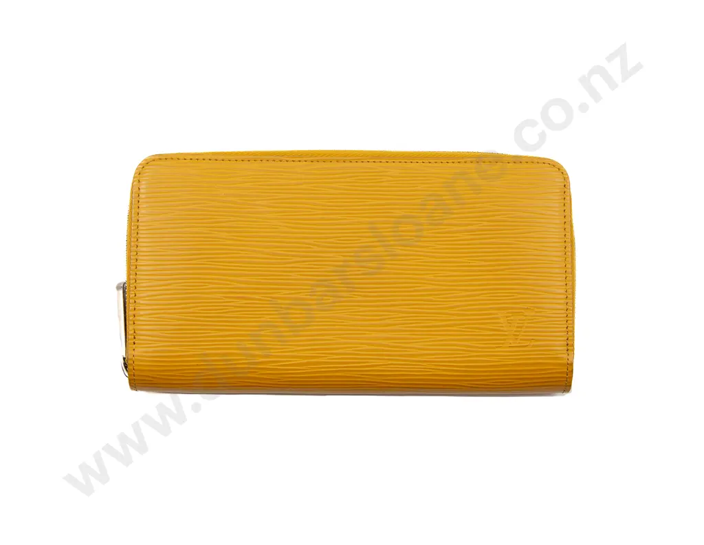Louis Vuitton Zippy Yellow Epi Leather Wallet Image 1++