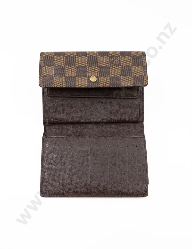 Louis Vuitton Damier Ebene Medium Trifold Wallet Image 1++