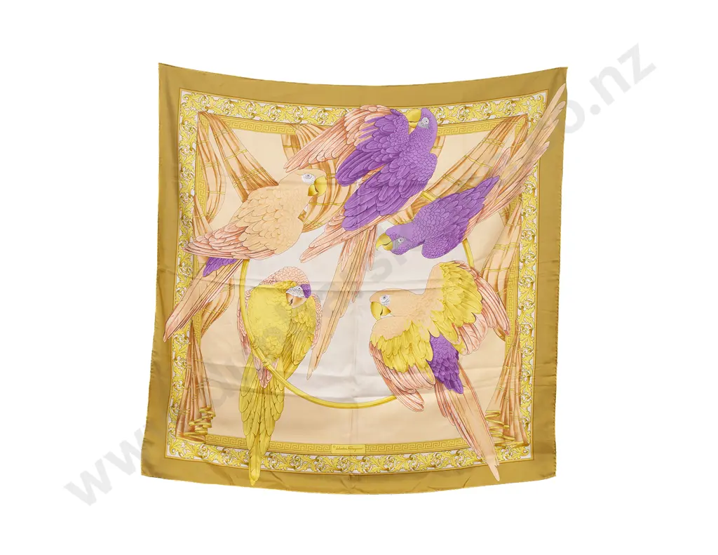 Salvatore Ferragamo Silk Scarf Image 1++