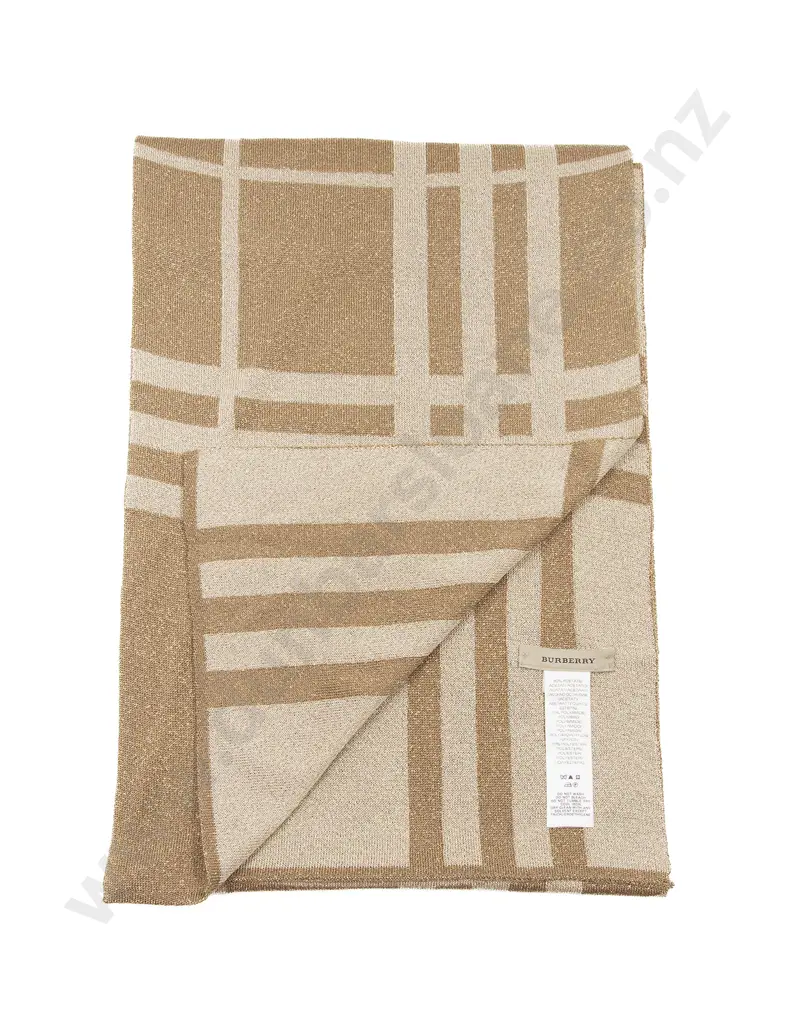 Burberry Limited Edition Plaid Print Scarf Image 1++