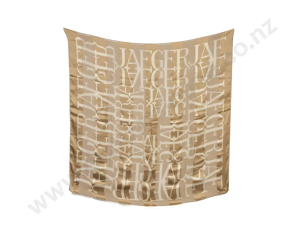 Vintage Jaeger Silk Scarf Image 1++