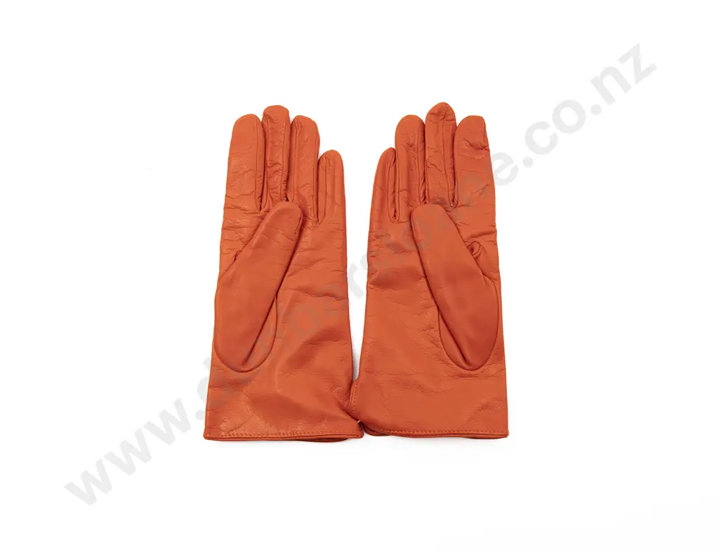 Piumelli Milano Orange Leather Glove Image 1++