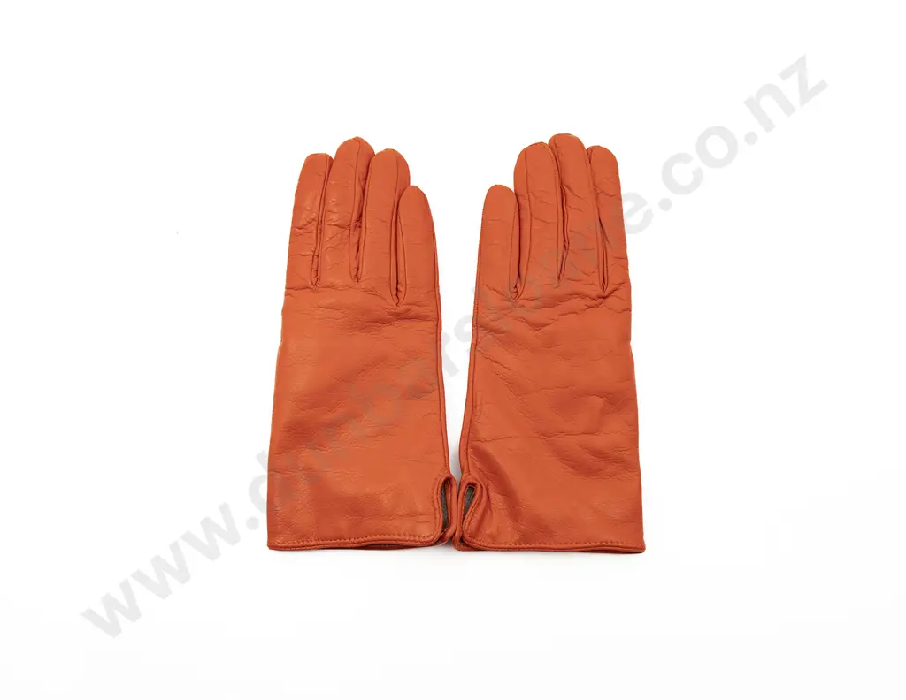 Piumelli Milano Orange Leather Glove Image 1++
