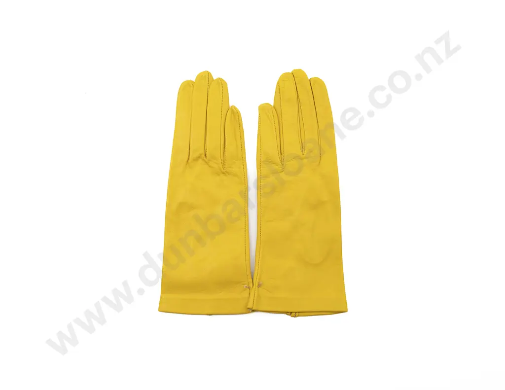 Piumelli Milano Yellow Leather Gloves Image 1++