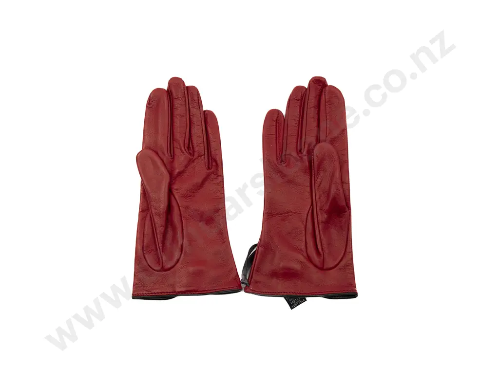 Piumelli Milano Red Leather Gloves Image 1++