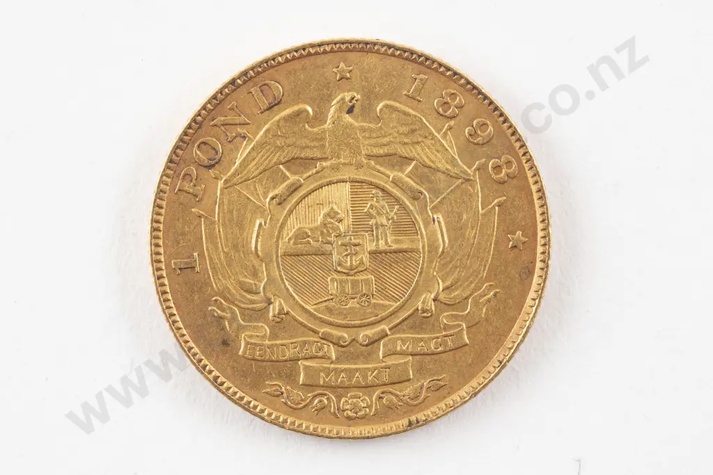 1898 1 Pond Gold Coin Image 1++