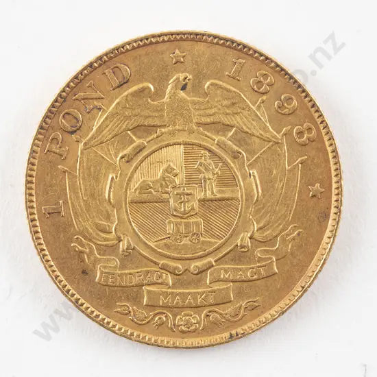 1898 1 Pond Gold Coin