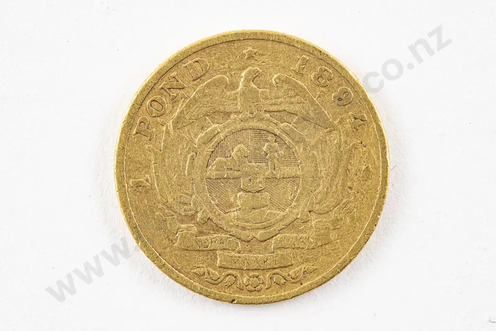 1894 1 Pond Gold Coin Image 1++