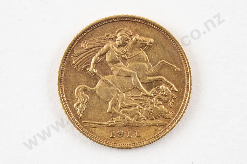1911 Half Sovereign Image 1++