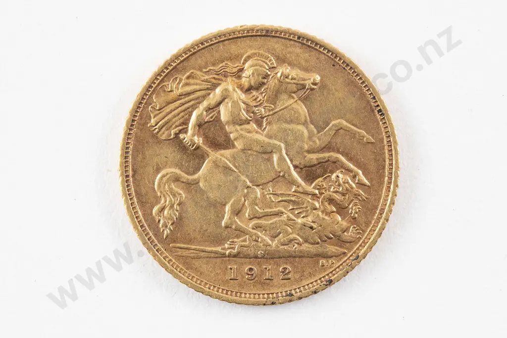 1912 Half Sovereign Image 1++