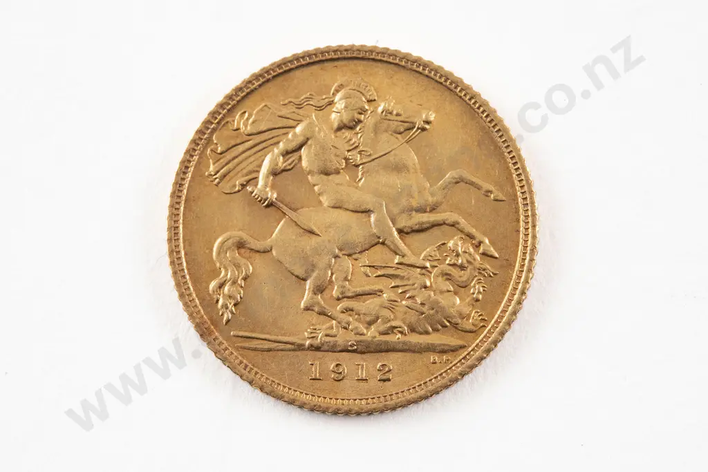 1912 Half Sovereign Image 1++
