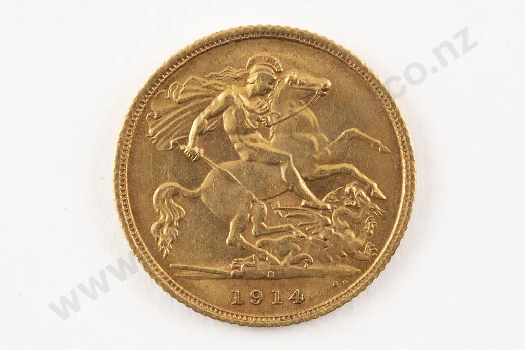 1914 Half Sovereign Image 1++