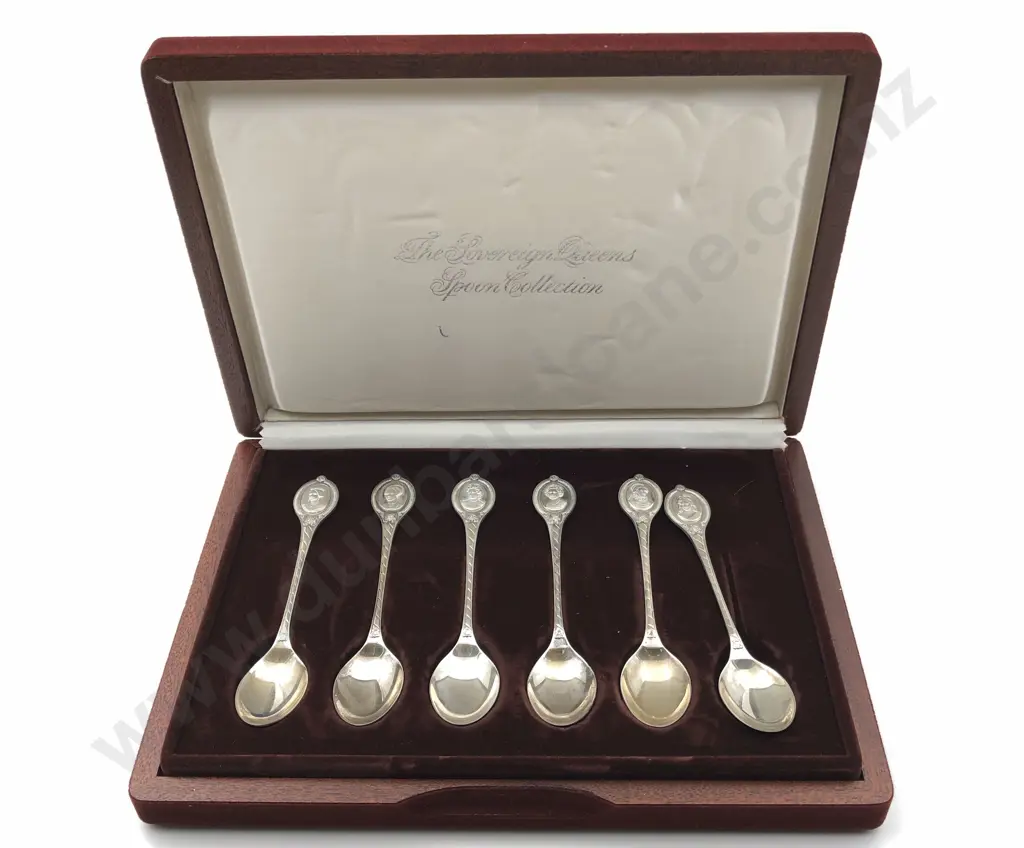 Franklin Mint The Sovereign Queens Spoon Collection Image 1++