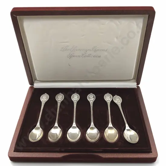 Franklin Mint The Sovereign Queens Spoon Collection