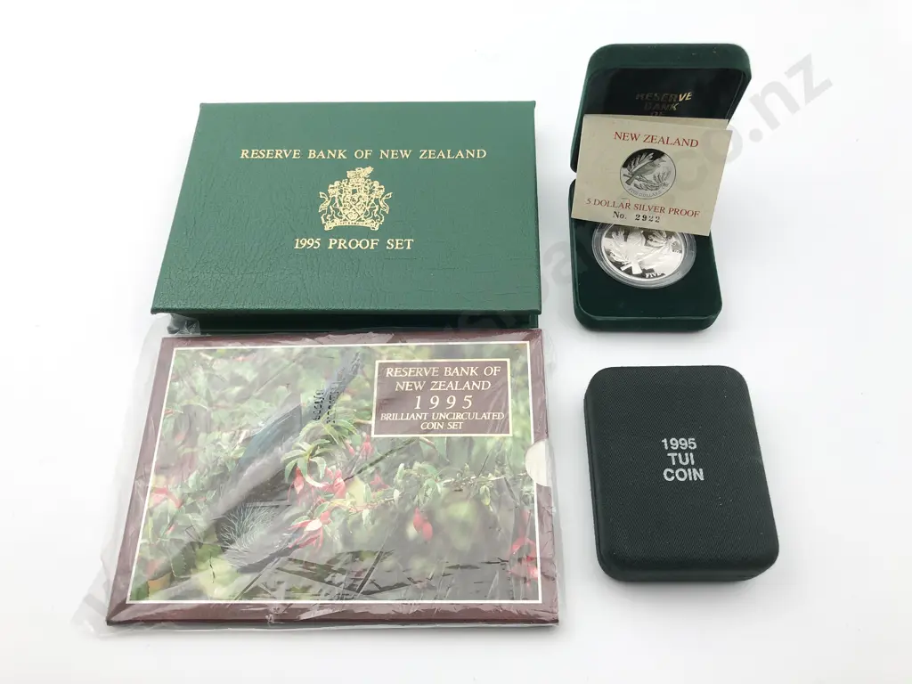 NZ 1995 Tui Coin Sets Image 1++
