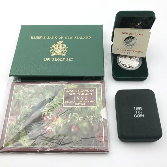 NZ 1995 Tui Coin Sets