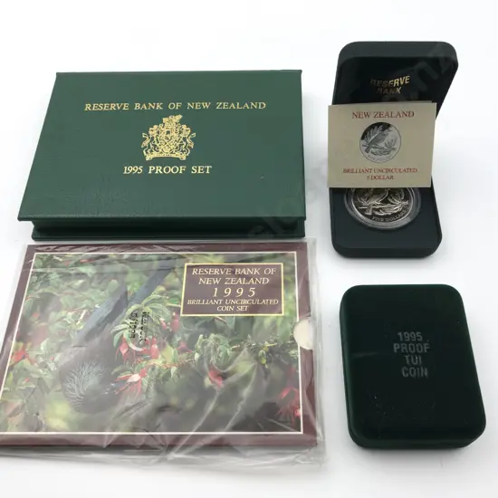 NZ 1995 Tui Coin Sets